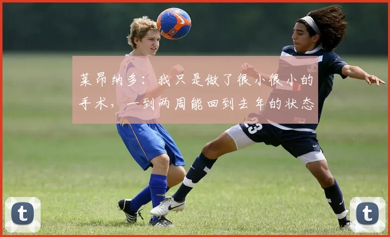 莱昂纳多：我只是做了很小很小的手术，一到两周能回到去年的状态