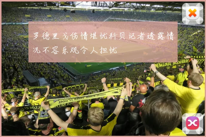 罗德里戈伤情堪忧科贝记者透露情况不容乐观令人担忧